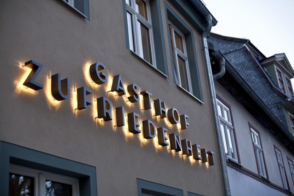 Gasthof Zufriedenheit Hotell Naumburg  Exteriör bild
